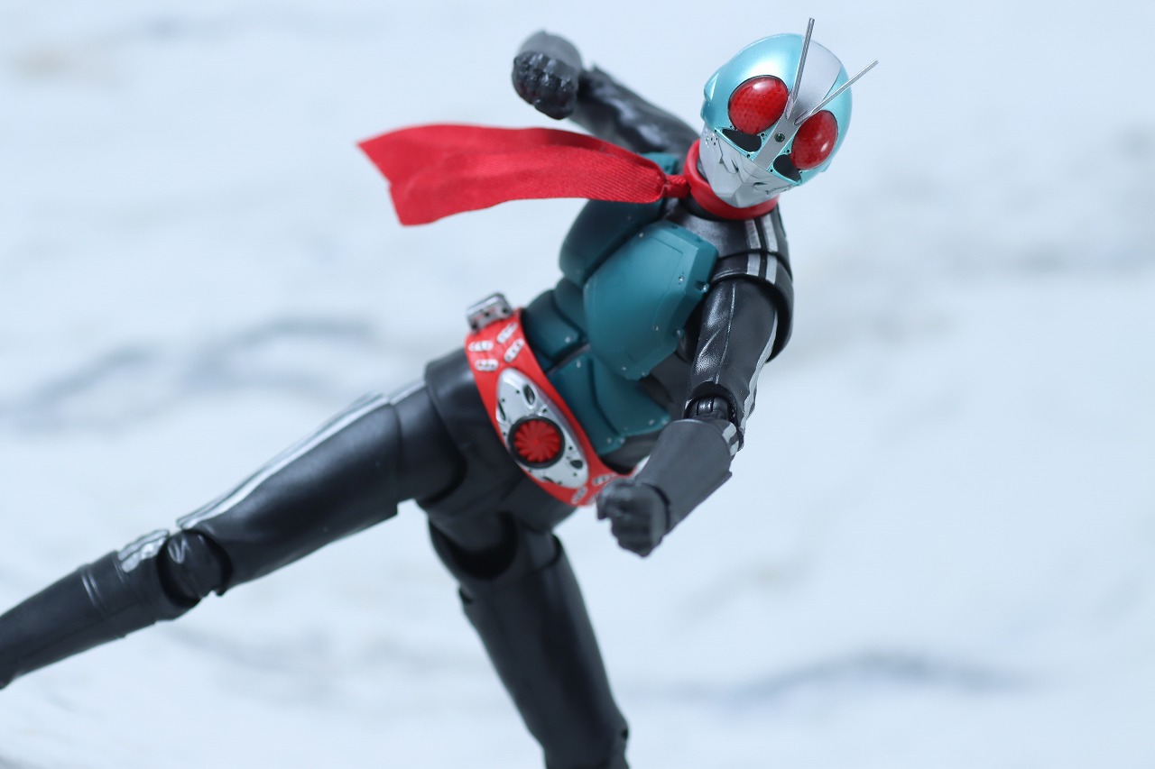 S.H.フィギュアーツ　仮面ライダー第2＋1号／一文字隼人　レビュー　アクション