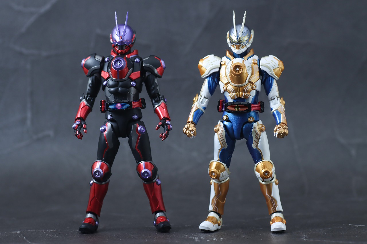 S.H.フィギュアーツ　仮面ライダーゲイザー　レビュー　本体 仮面ライダーグレア　比較