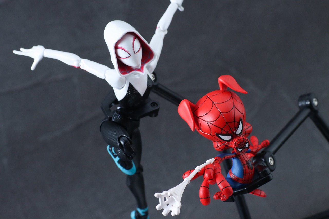 千値練 SVアクション　スパイダー・グウェン＆スパイダーハム　レビュー