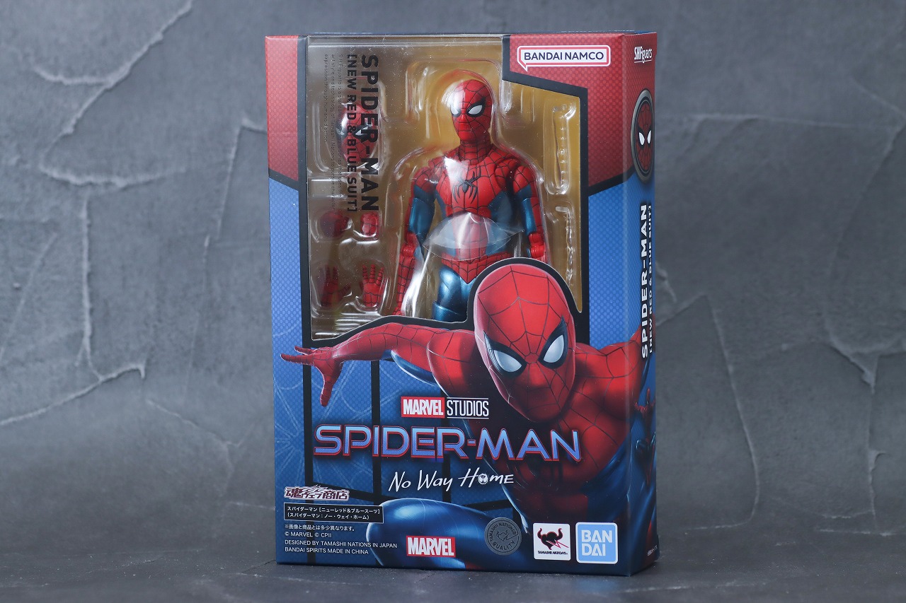 S.H.フィギュアーツ　スパイダーマン ニュー・レッド＆ブルースーツ　レビュー　パッケージ