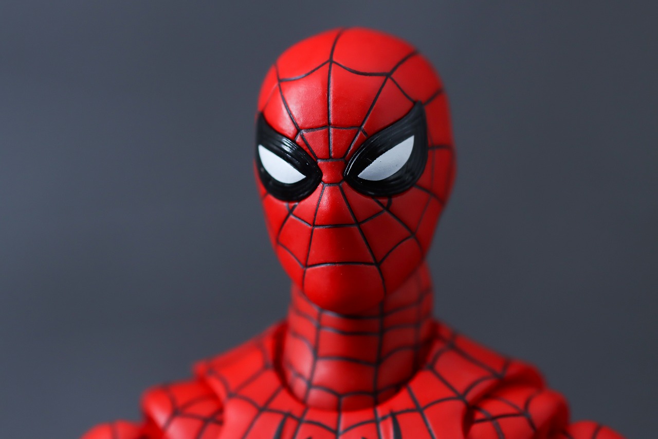 S.H.フィギュアーツ　スパイダーマン ニュー・レッド＆ブルースーツ　レビュー　付属品　魂ステージ用パーツ