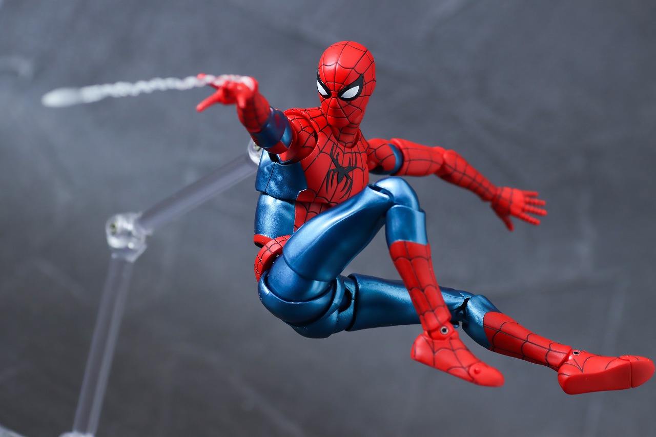 S.H.フィギュアーツ　スパイダーマン ニュー・レッド＆ブルースーツ　レビュー　アクション