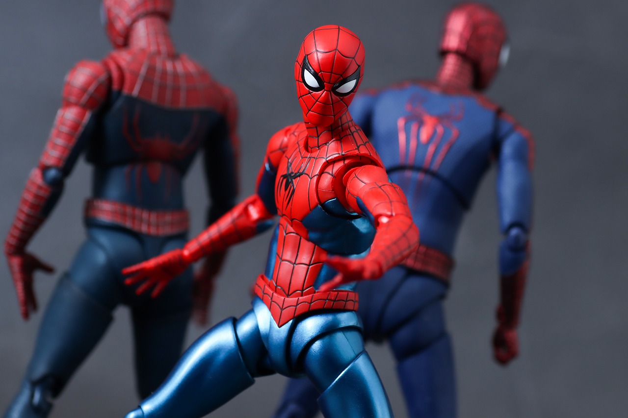 S.H.フィギュアーツ　スパイダーマン ニュー・レッド＆ブルースーツ　レビュー　アクション　フレンドリー・ネイバーフッド・スパイダーマン　アメイジング・スパイダーマン