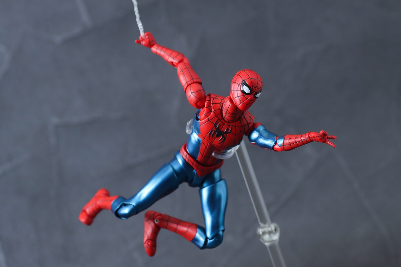 S.H.フィギュアーツ　スパイダーマン ニュー・レッド＆ブルースーツ　レビュー　アクション