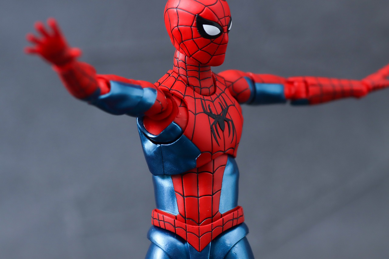 S.H.フィギュアーツ　スパイダーマン ニュー・レッド＆ブルースーツ　レビュー　可動範囲