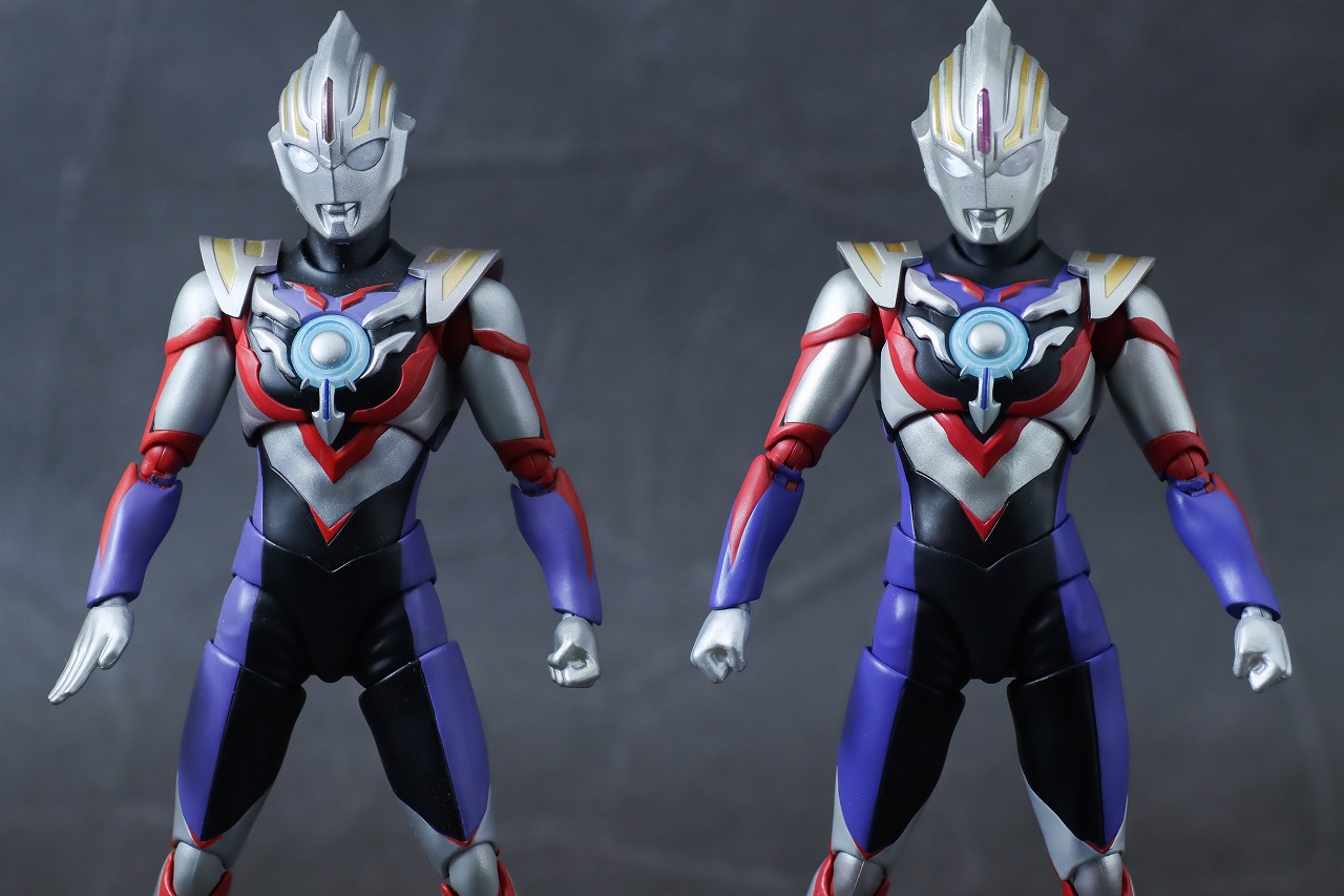 S.H.フィギュアーツ　ウルトラマンオーブ スペシウムゼペリオン（ニュージェネレーション スターズVer.）　レビュー　本体　比較