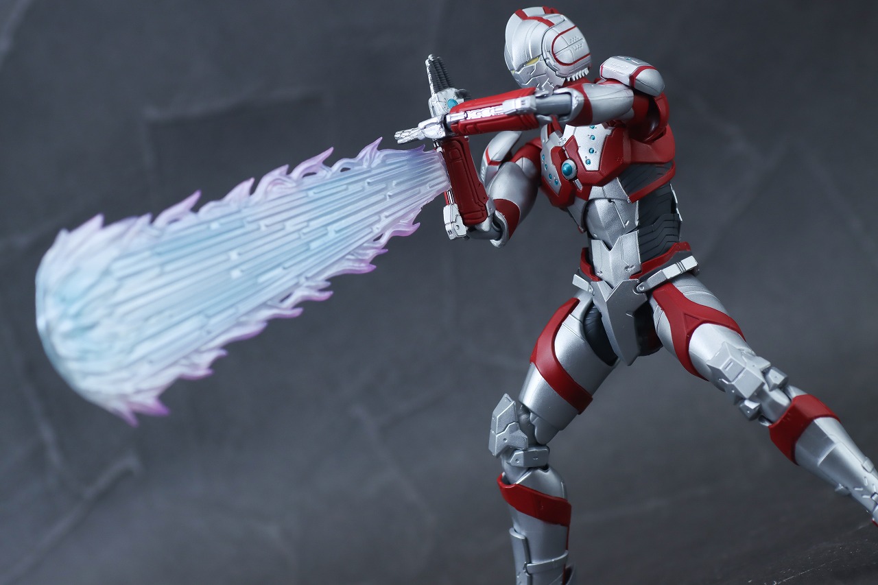 S.H.フィギュアーツ　ULTRAMAN SUIT ZOFFY the Animation　レビュー　アクション