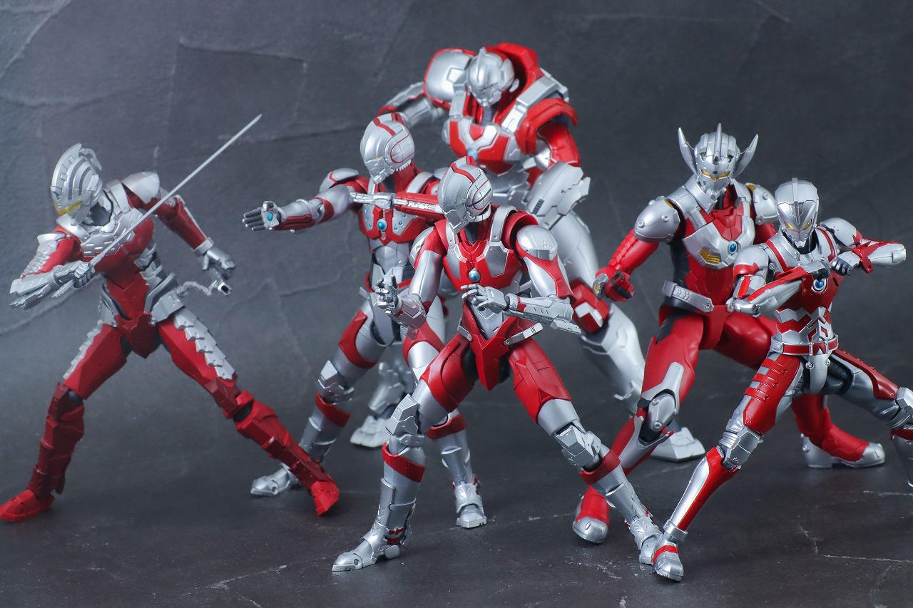 S.H.フィギュアーツ　ULTRAMAN SUIT ZOFFY the Animation　レビュー　アクション　Ver7.2　ACE　JACK　TARO