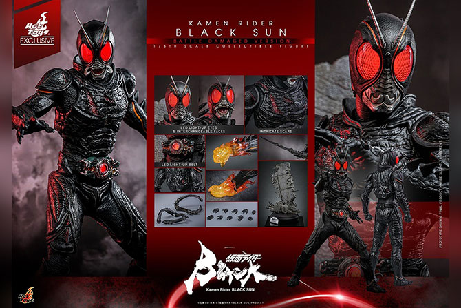 ホットトイズ新作！仮面ライダーBLACK SUN バトルダメージ版が24年2月23日にトイサピ限定発売！