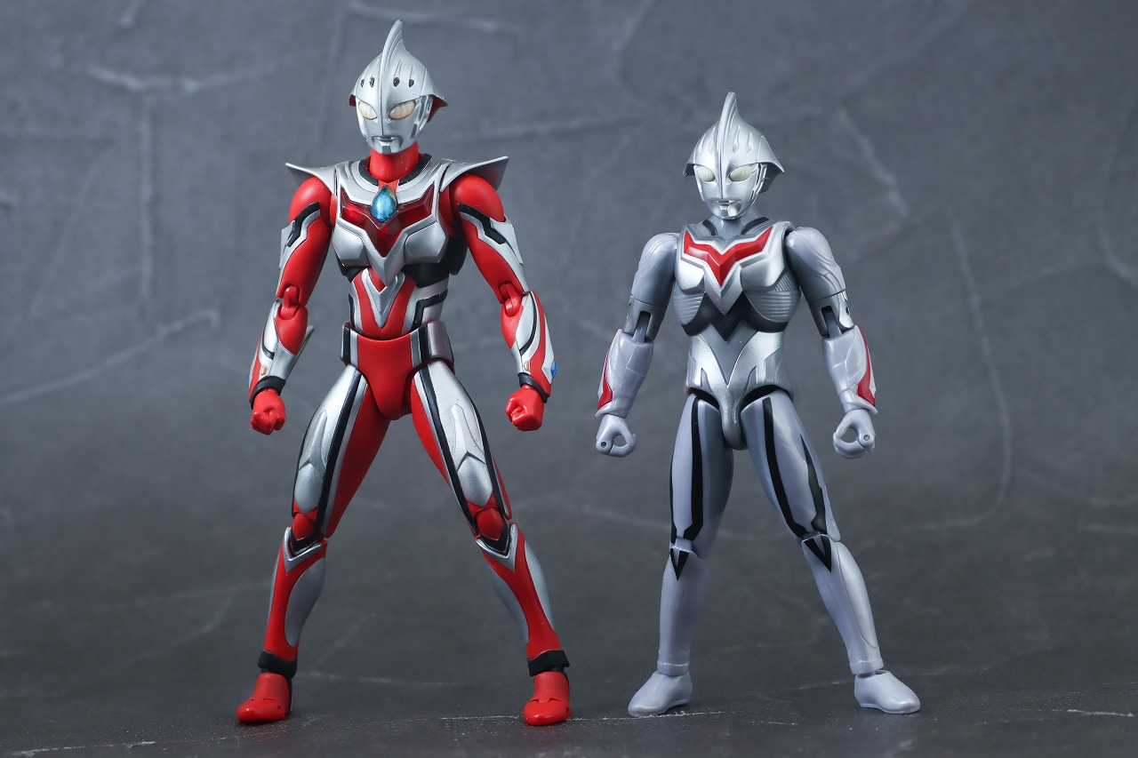 ウルトラアクションフィギュア　ウルトラマンネクサス アンファンス　レビュー　本体　ULTRA-ACT　ジュネッス　レビュー