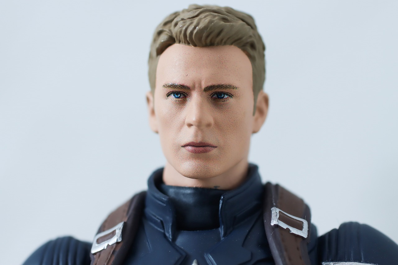 MAFEX　キャプテン・アメリカ　ステルススーツ　レビュー　付属品　スティーブ・ロジャース　素顔ヘッド