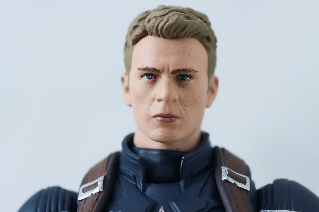 MAFEX　キャプテン・アメリカ　ステルススーツ　レビュー　付属品　スティーブ・ロジャース　素顔ヘッド