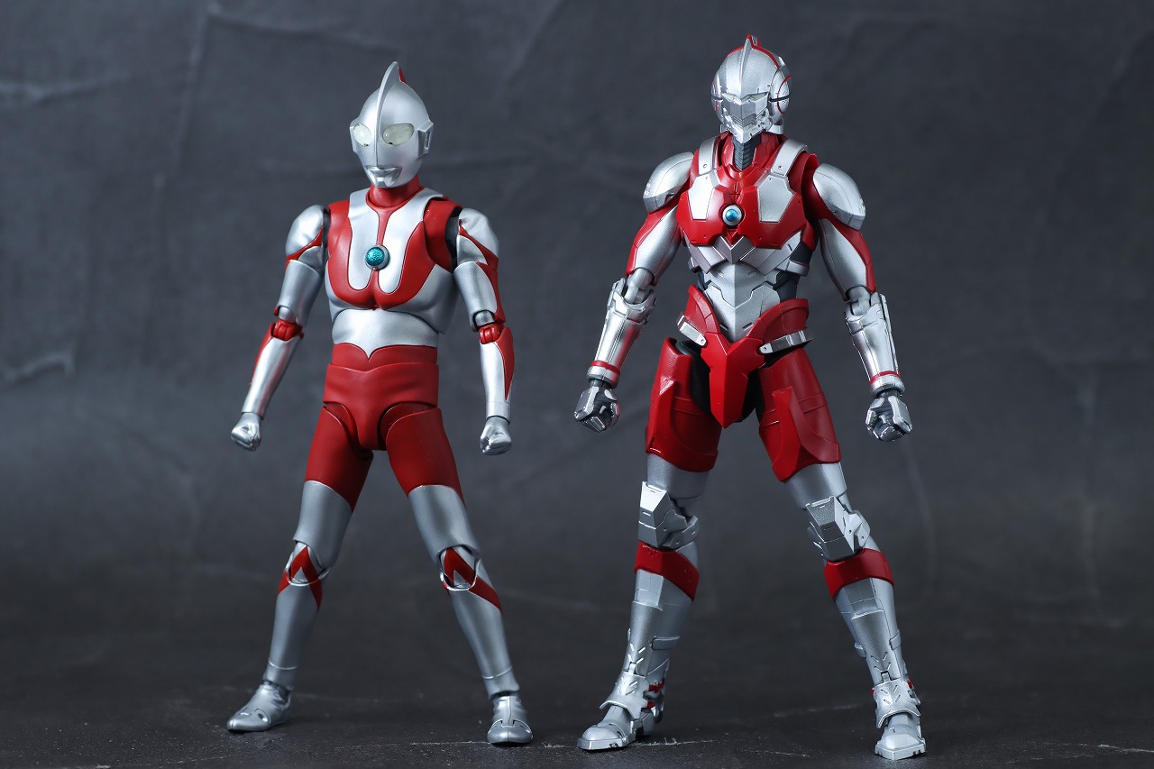 S.H.フィギュアーツ ULTRAMAN the Animation レビュー 本体 真骨彫 ウルトラマン 比較