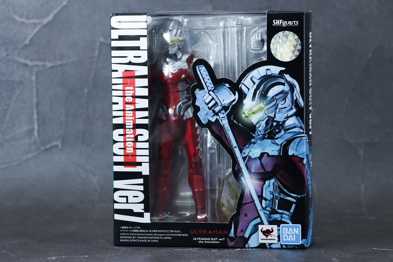 S.H.Figuarts ULTRAMAN SUIT Ver7 the Animation レビュー パッケージ