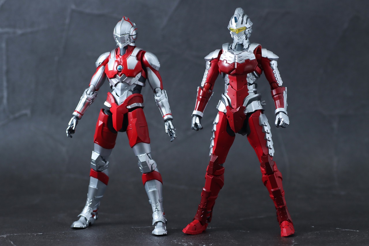 S.H.Figuarts ULTRAMAN SUIT Ver7 the Animation レビュー 本体 比較
