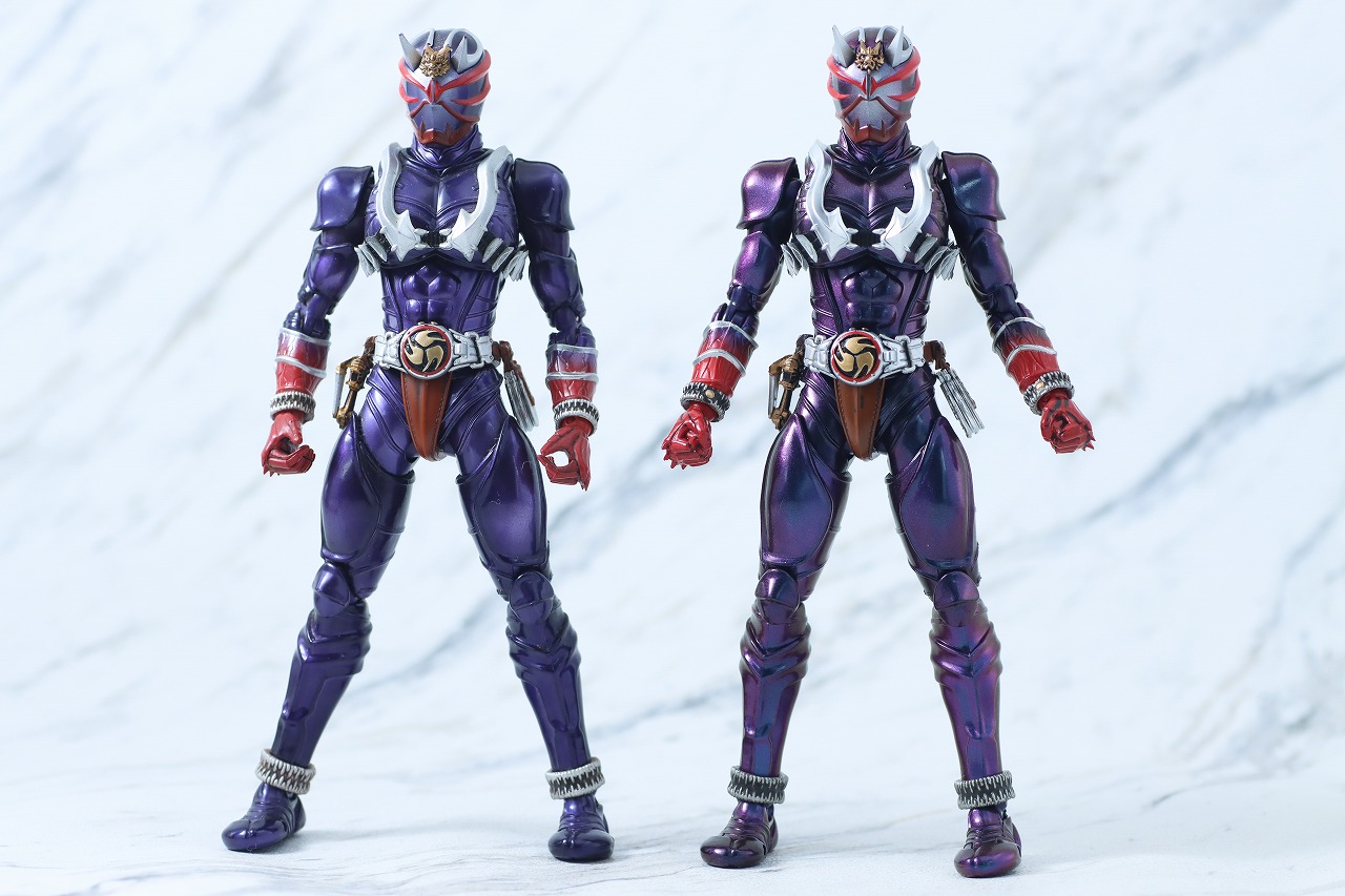 S.H.フィギュアーツ 真骨彫製法　仮面ライダー響鬼　真骨彫 10th Anniversary Ver.　レビュー　本体　比較