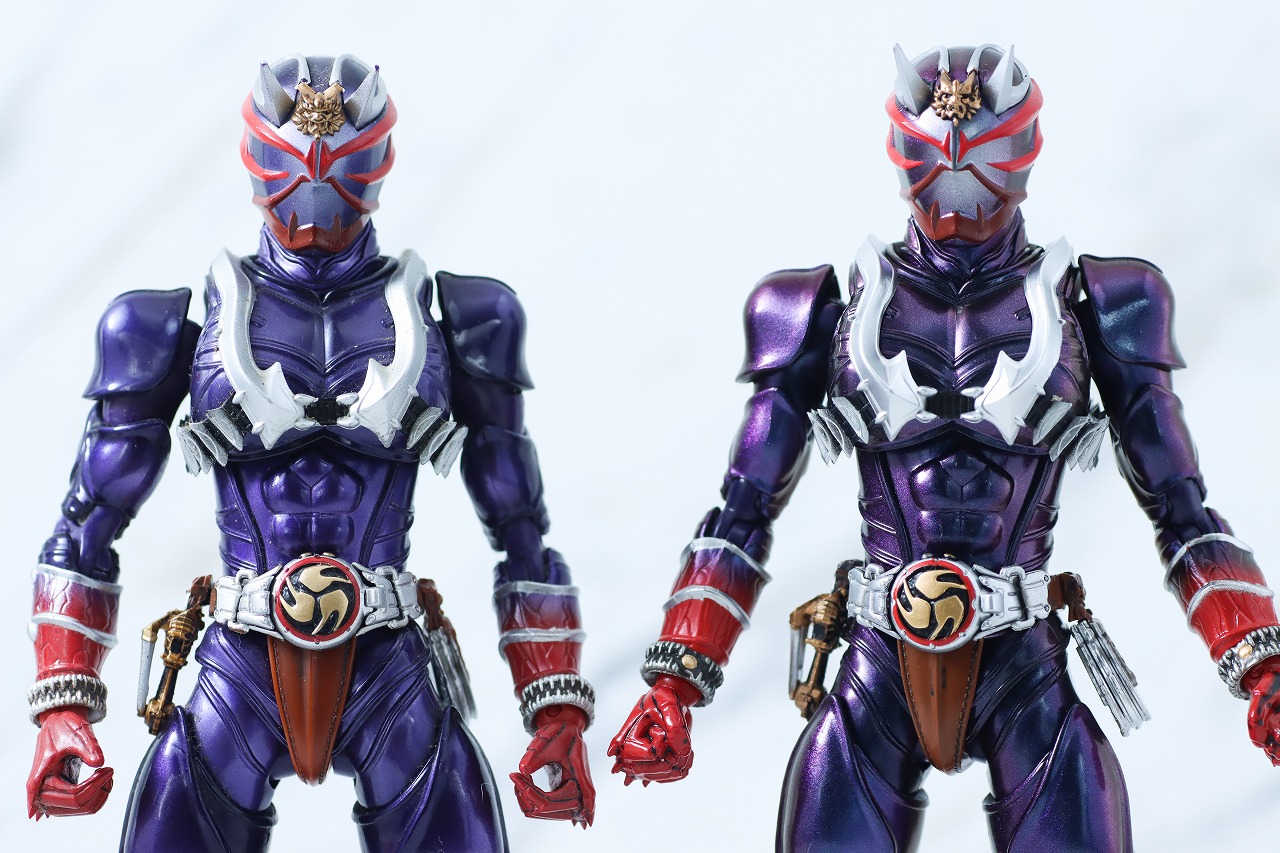 S.H.フィギュアーツ 真骨彫製法　仮面ライダー響鬼　真骨彫 10th Anniversary Ver.　レビュー　本体　比較