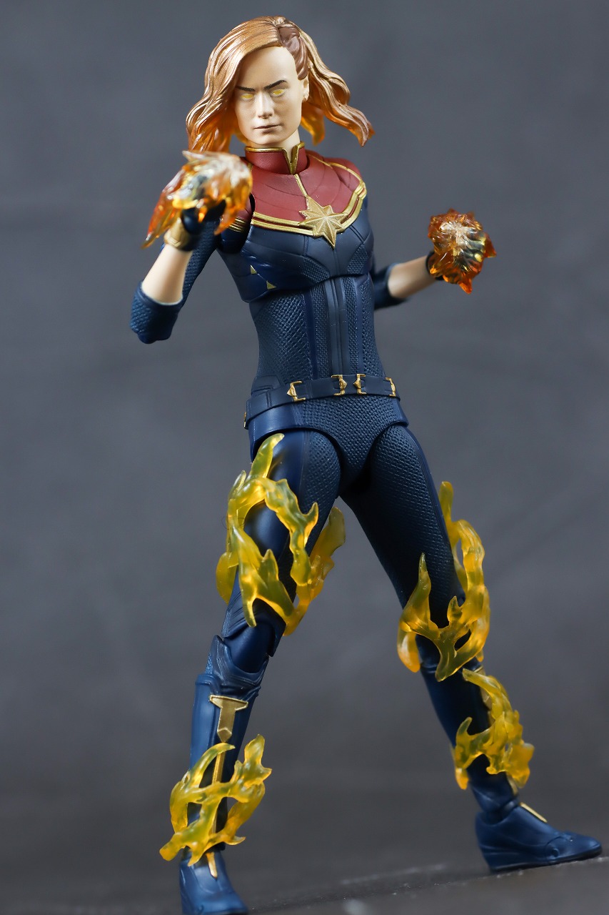 S.H.フィギュアーツ　キャプテン・マーベル（『マーベルズ』）　レビュー　アクション