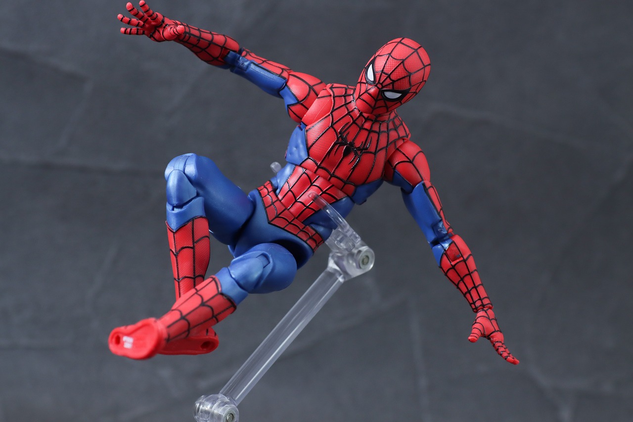 マーベルレジェンド　スパイダーマン ニューレッド＆ブルースーツ　レビュー　アクション