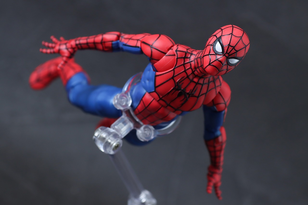 マーベルレジェンド　スパイダーマン ニューレッド＆ブルースーツ　レビュー　アクション