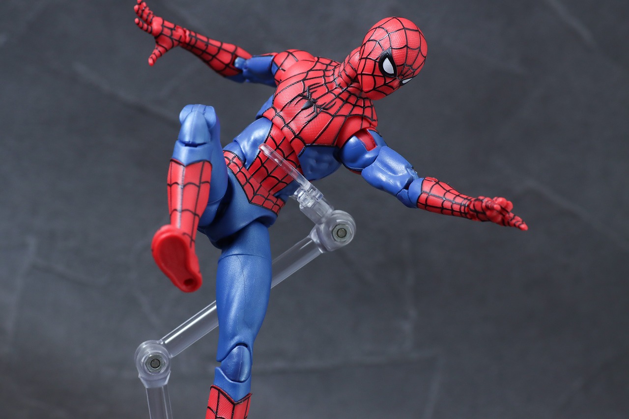 マーベルレジェンド　スパイダーマン ニューレッド＆ブルースーツ　レビュー　アクション