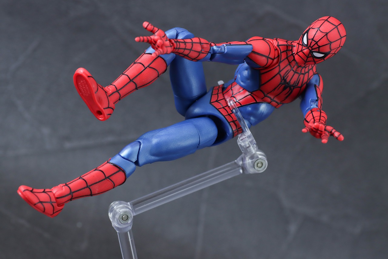 マーベルレジェンド　スパイダーマン ニューレッド＆ブルースーツ　レビュー　アクション