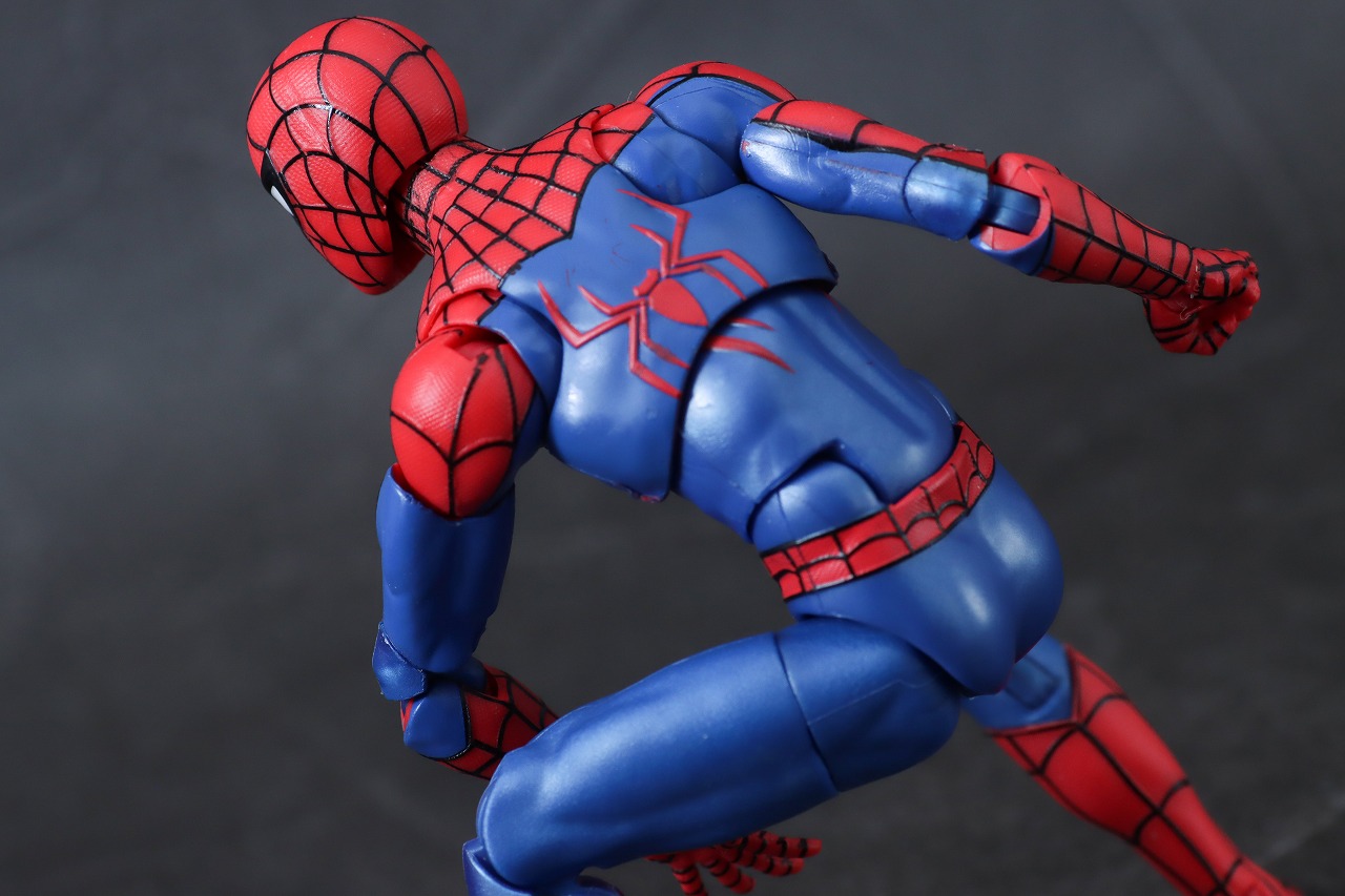 マーベルレジェンド　スパイダーマン ニューレッド＆ブルースーツ　レビュー　アクション