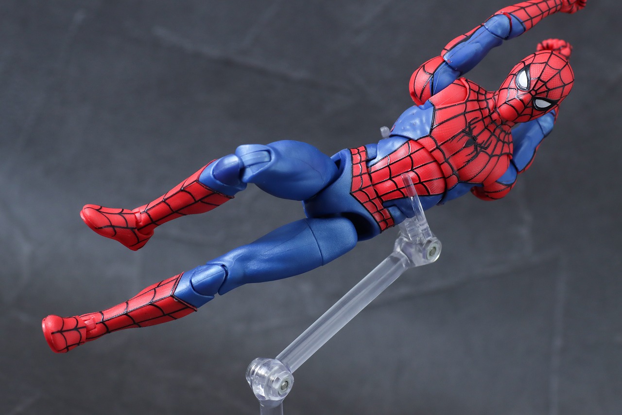 マーベルレジェンド　スパイダーマン ニューレッド＆ブルースーツ　レビュー　アクション