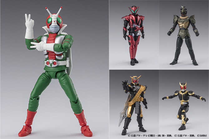 掌動-XX新作！仮面ライダーV3＆オーマジオウ＆クウガ アメイジングマイティ＆ガドル＆迅 バーニングファルコンが発売！