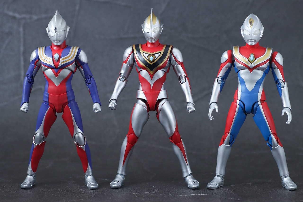 S.H.フィギュアーツ　ウルトラマンガイア V2　真骨彫製法　レビュー　本体　ウルトラマンティガ　ウルトラマンダイナ　比較