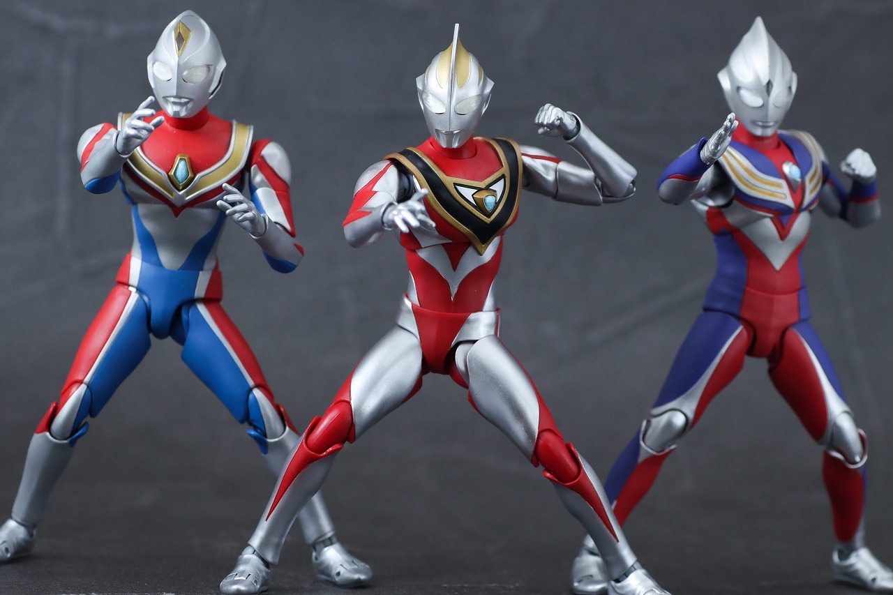 S.H.フィギュアーツ　ウルトラマンガイア V2　真骨彫製法　レビュー　アクション　ティガ　ダイナ