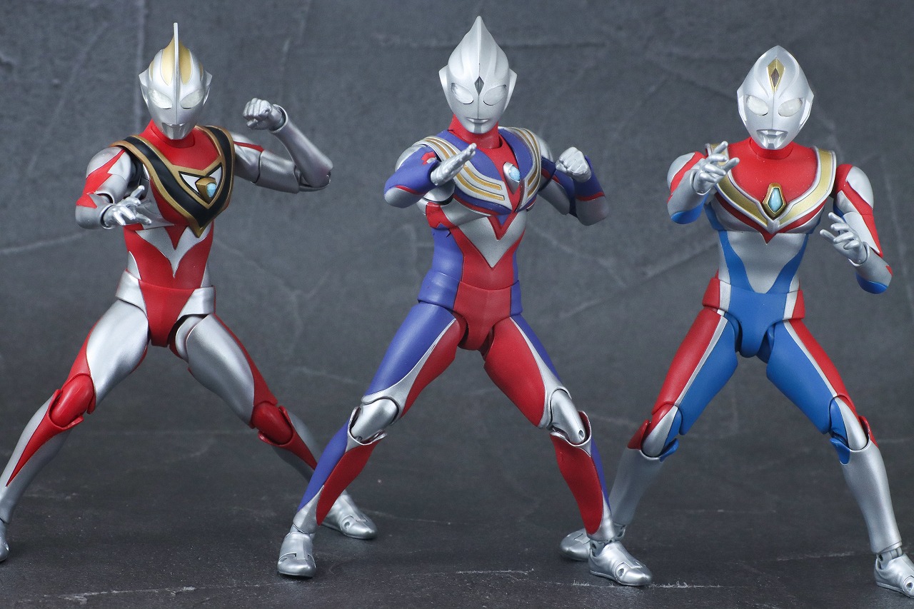 S.H.フィギュアーツ　ウルトラマンガイア V2　真骨彫製法　レビュー　アクション　ティガ　ダイナ