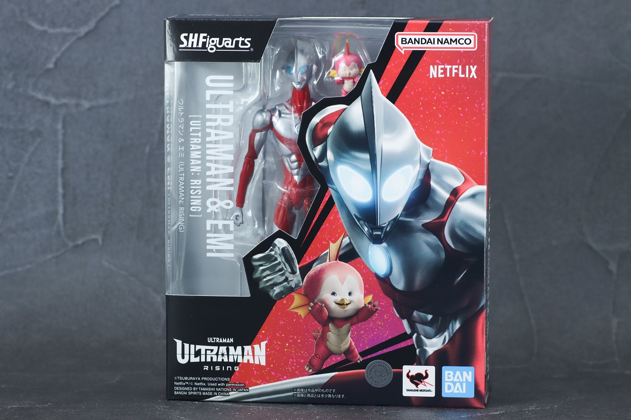 S.H.フィギュアーツ　ウルトラマン＆エミ（『Ultraman:Rising)』）　レビュー　パッケージ