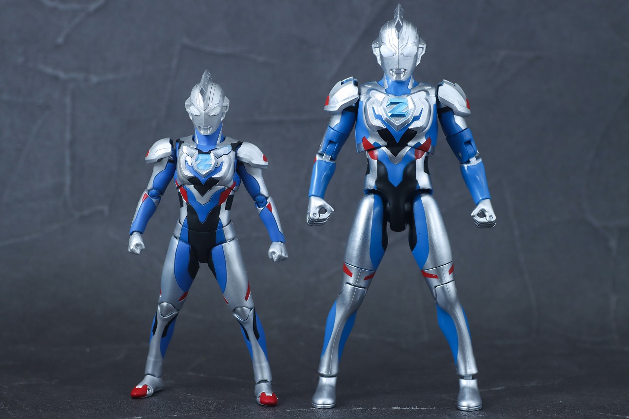 サウンド×アクション　叫ぶ！ウルトラマンゼット　レビュー　本体　S.H.フィギュアーツ　比較