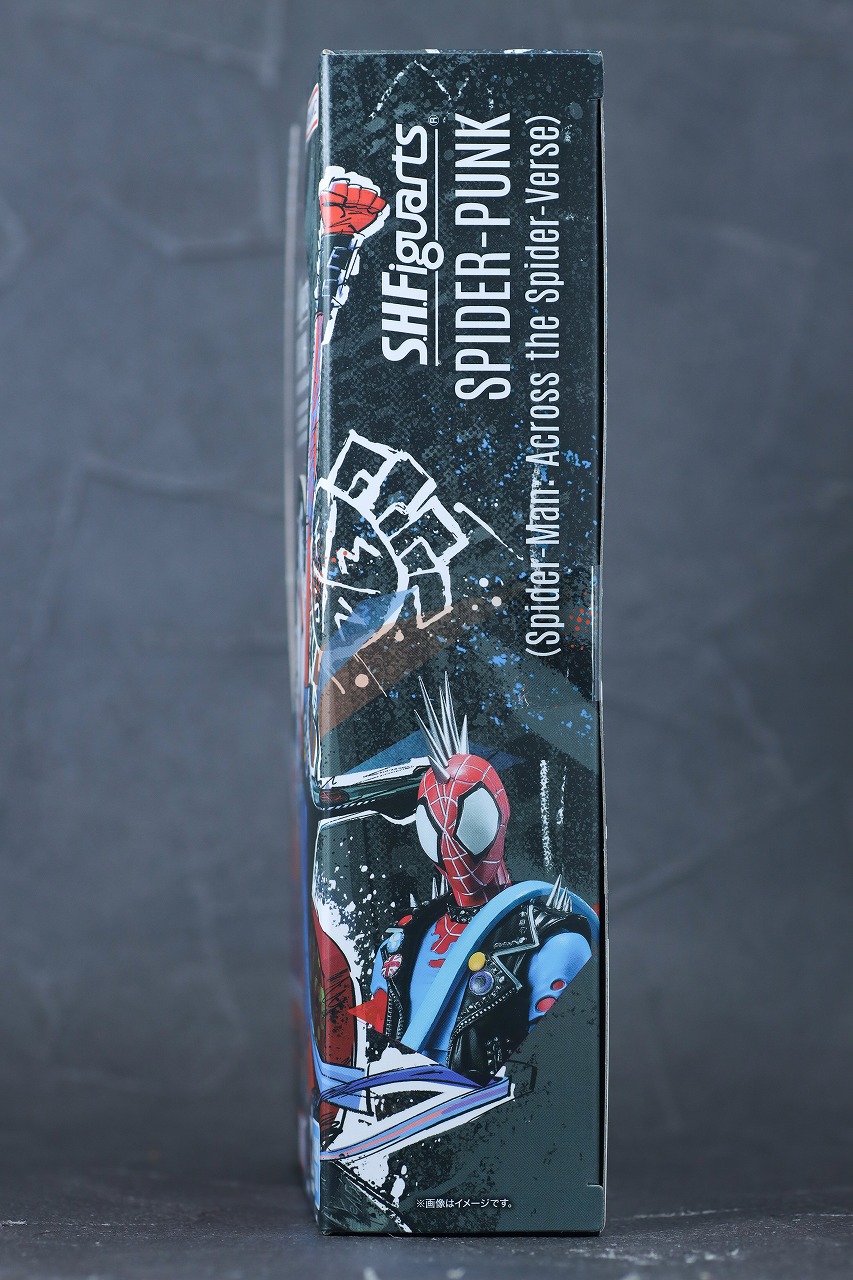 S.H.フィギュアーツ　スパイダー・パンク（『スパイダーマン：アクロス・ザ・スパイダーバース』） 　レビュー　パッケージ