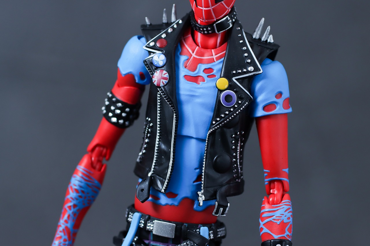 S.H.フィギュアーツ　スパイダー・パンク（『スパイダーマン：アクロス・ザ・スパイダーバース』） 　レビュー　本体