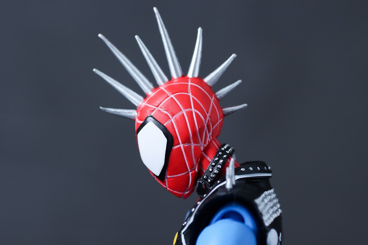 S.H.フィギュアーツ　スパイダー・パンク（『スパイダーマン：アクロス・ザ・スパイダーバース』） 　レビュー　可動範囲