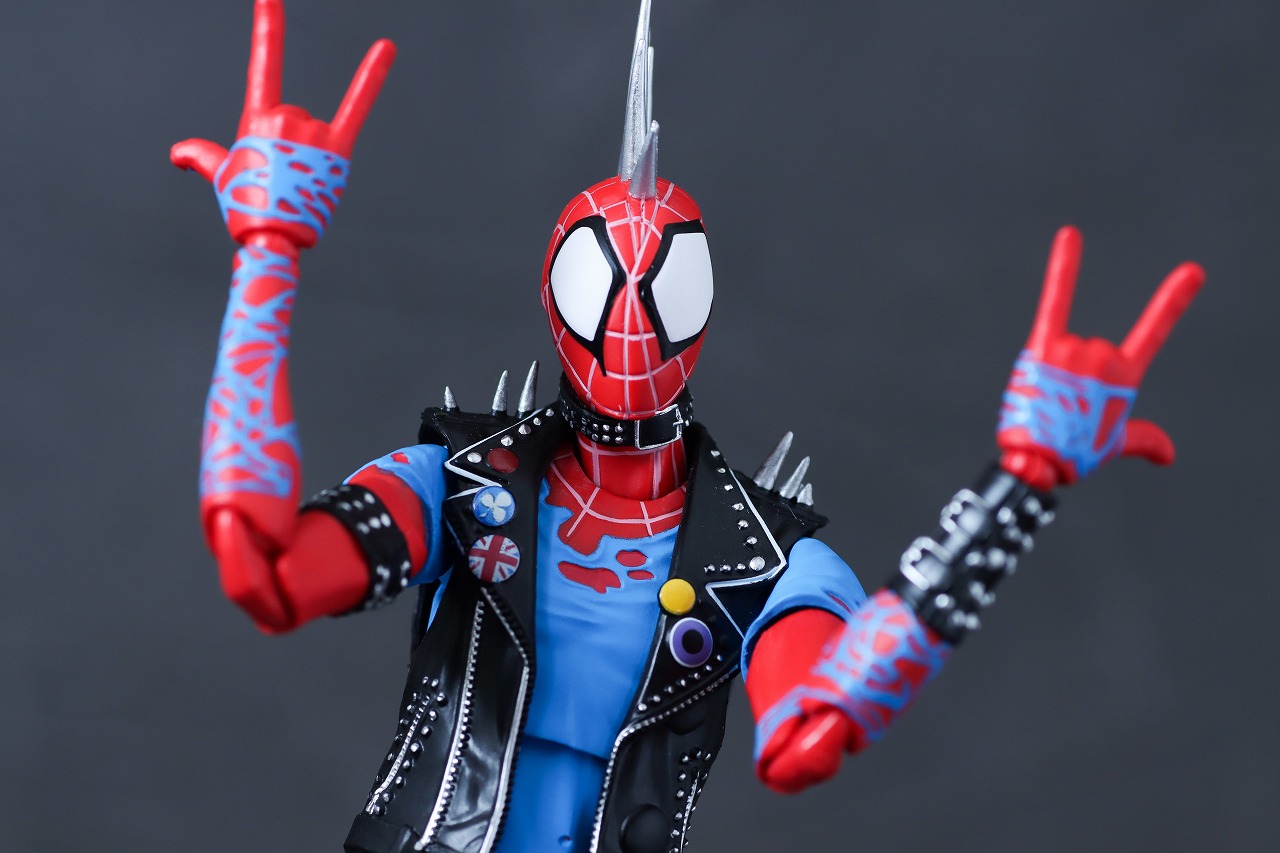 S.H.フィギュアーツ　スパイダー・パンク（『スパイダーマン：アクロス・ザ・スパイダーバース』） 　レビュー　アクション