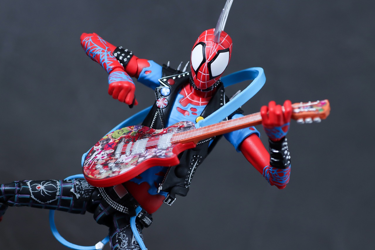 S.H.フィギュアーツ　スパイダー・パンク（『スパイダーマン：アクロス・ザ・スパイダーバース』） 　レビュー　アクション