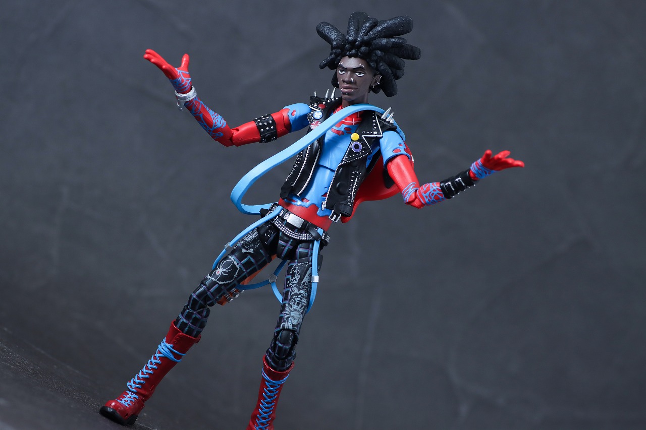 S.H.フィギュアーツ　スパイダー・パンク（『スパイダーマン：アクロス・ザ・スパイダーバース』） 　レビュー　アクション