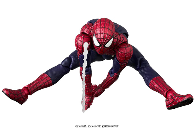 MAFEX新作！アメイジング・スパイダーマンが25年5月に発売！ピーターの素顔ヘッドも付属