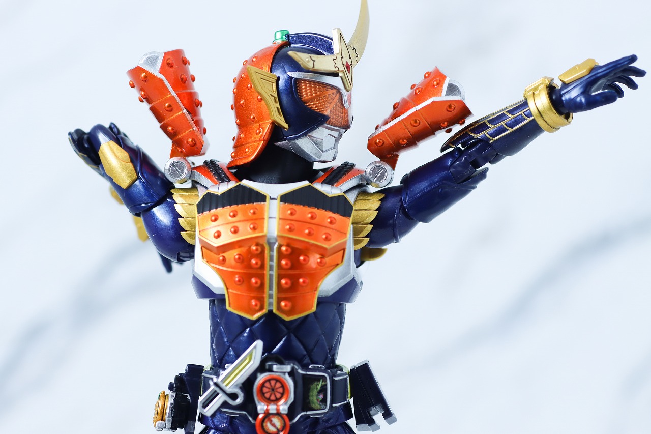 S.H.フィギュアーツ 真骨彫製法　仮面ライダー鎧武 オレンジアームズ　レビュー　可動範囲