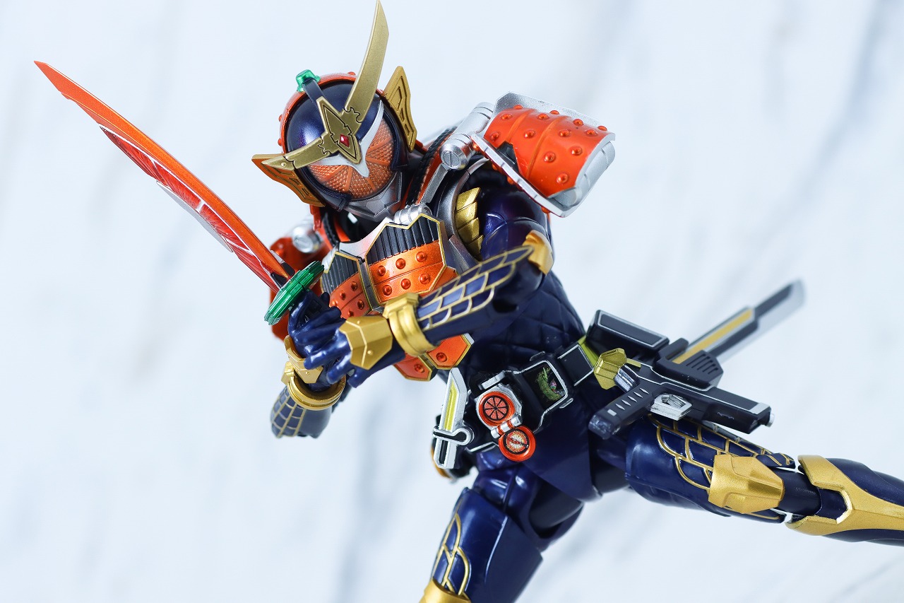 S.H.フィギュアーツ 真骨彫製法　仮面ライダー鎧武 オレンジアームズ　レビュー　アクション