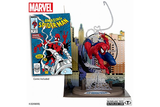 1/6 シーン・フィギュア #001 スパイダーマン(トッド・マクファーレン/The Amazing Spider-Man Vol.1 #301)