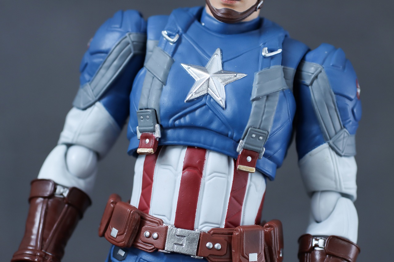 MAFEX　キャプテンアメリカ　Classic Suit　クラシックスーツ　レビュー　本体