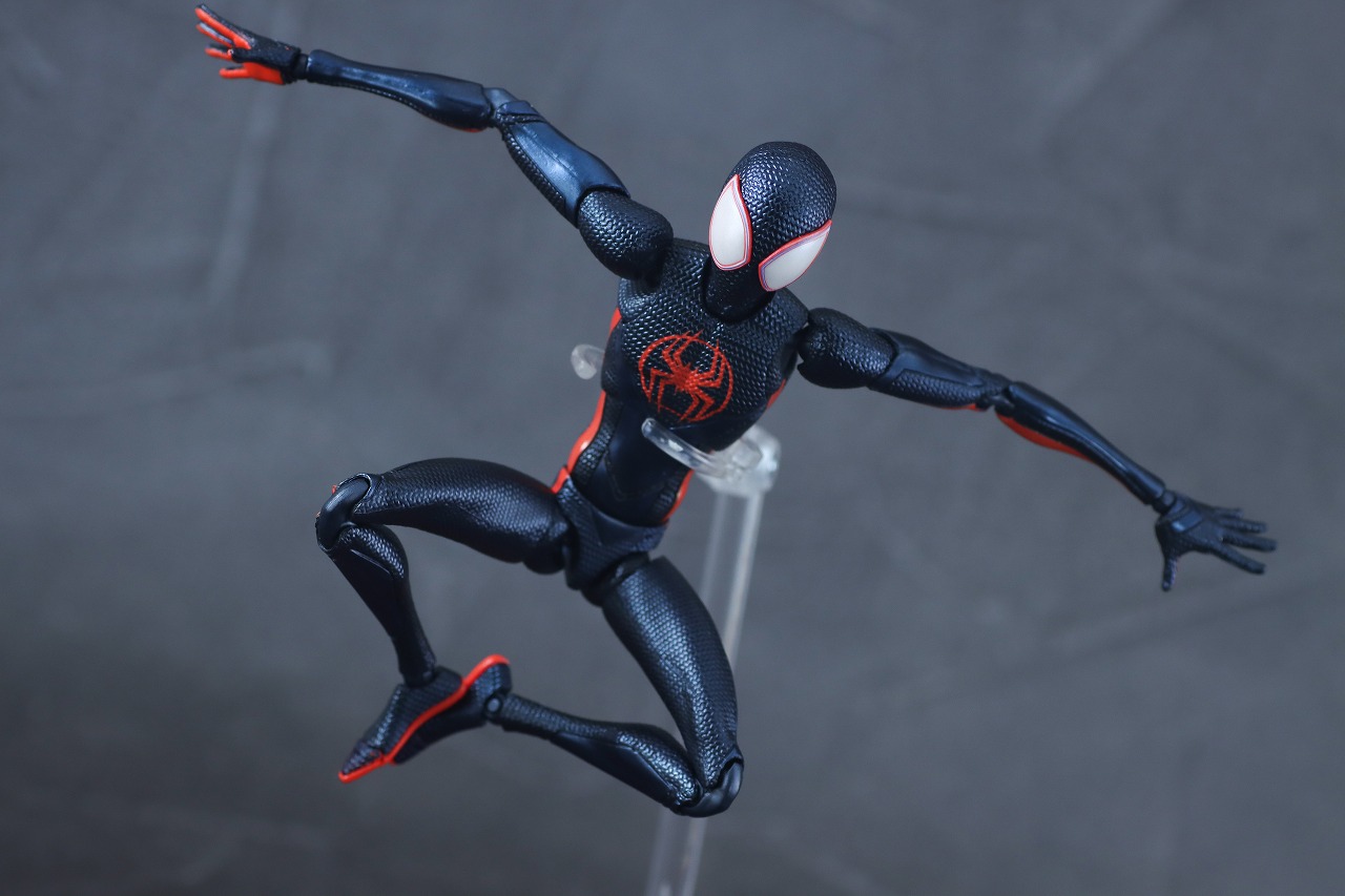 S.H.フィギュアーツ　スパイダーマン／マイルス・モラレス　1610ROOFTOP VER.　レビュー　アクション