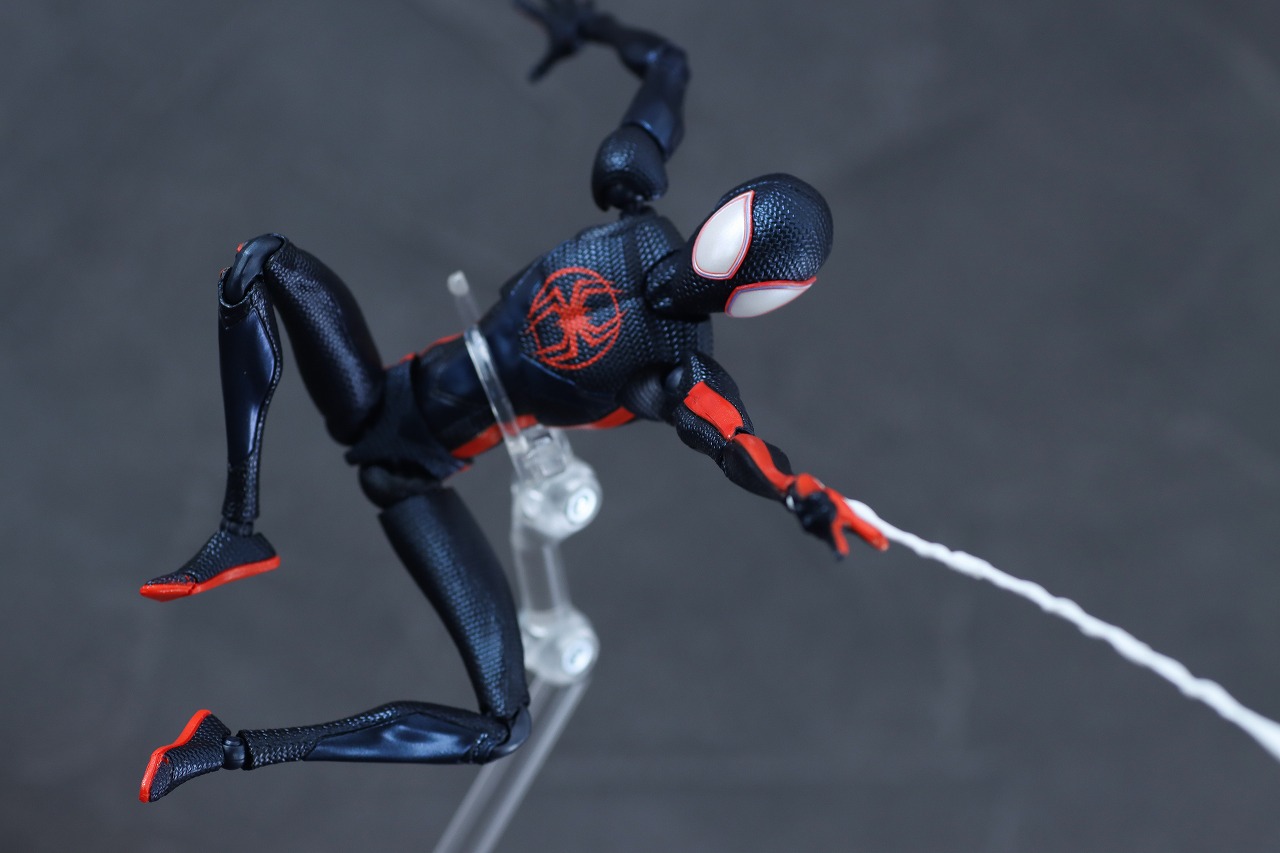 S.H.フィギュアーツ　スパイダーマン／マイルス・モラレス　1610ROOFTOP VER.　レビュー　アクション