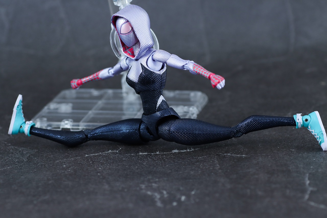 S.H.フィギュアーツ　スパイダーグウェン　1610 ROOFTOP VER.　レビュー　可動範囲