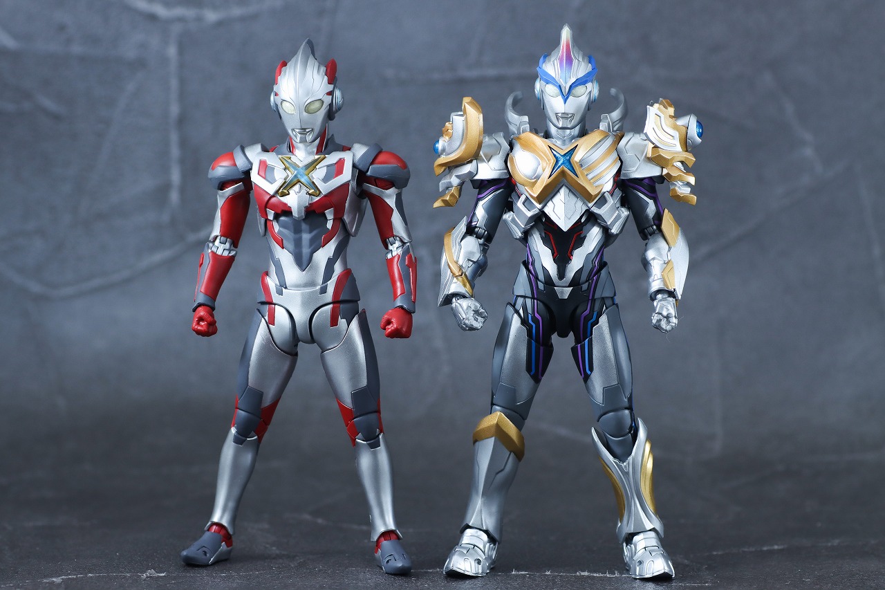 S.H.フィギュアーツ　ベータースパークアーマー　ウルトラマンエクシードX　レビュー　本体　ウルトラマンエックス ウルトラマン ニュージェネレーション スターズver.　比較