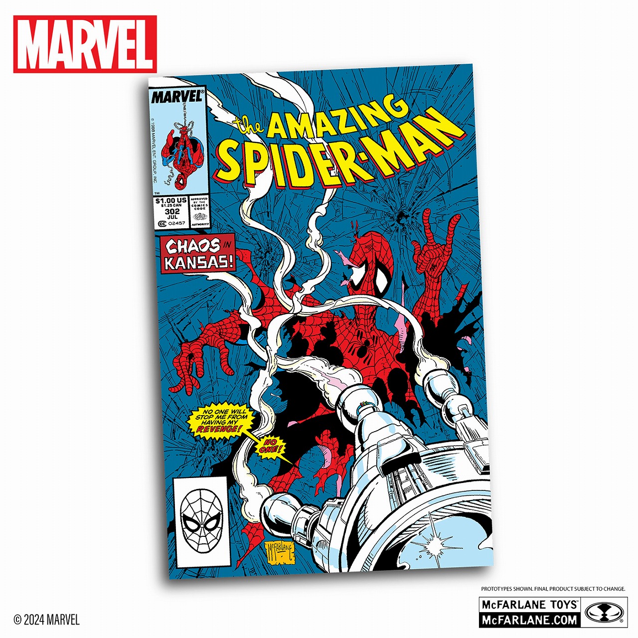 #001 スパイダーマン（トッド・マクファーレン／The Amazing Spider-Man Vol.1 #301）